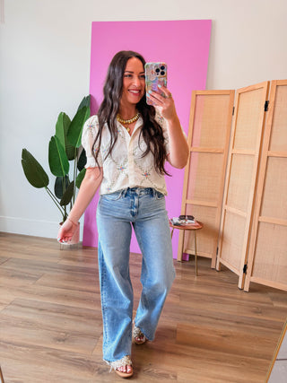 Laura Floral Embroidered Top
