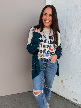 Jillian Cardigan-Teal