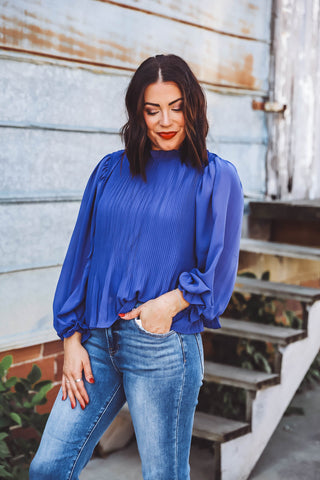 Gemma Pleated Top