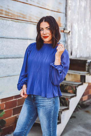 Gemma Pleated Top