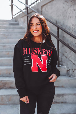 Nebraska Huskers Multimedia Crewneck