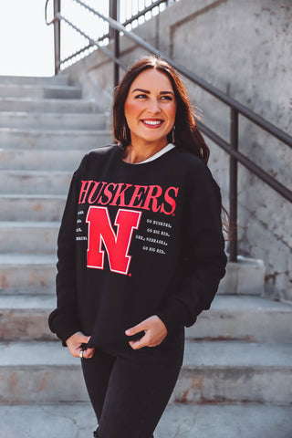 Nebraska Huskers Multimedia Crewneck