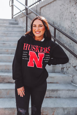 Nebraska Huskers Multimedia Crewneck