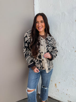 Paisley Quilted Jacket