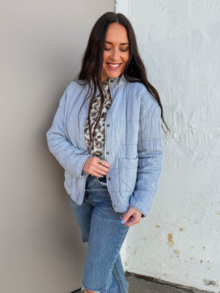 Brina Jacket-Light Denim-Thread & Supply