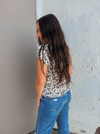 Jenna Leopard Top
