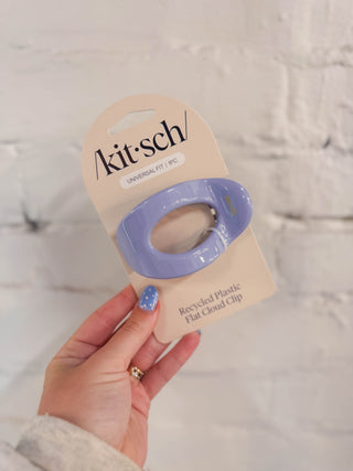 Recycled Plastic Medium Flat Cloud Clip-Hydrangea Breeze