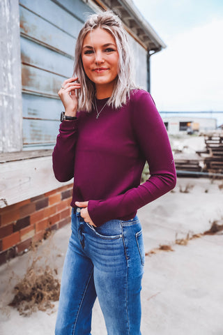 Jess Top-Cabernet-Thread & Supply