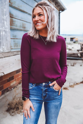 Jess Top-Cabernet-Thread & Supply