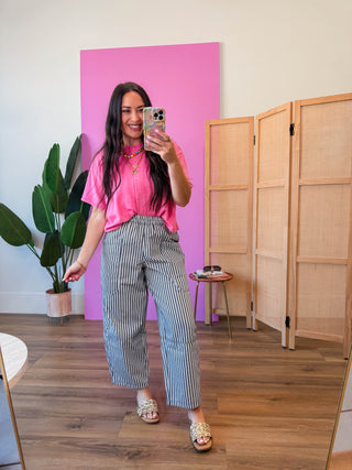 All Day Knit Top-Pink
