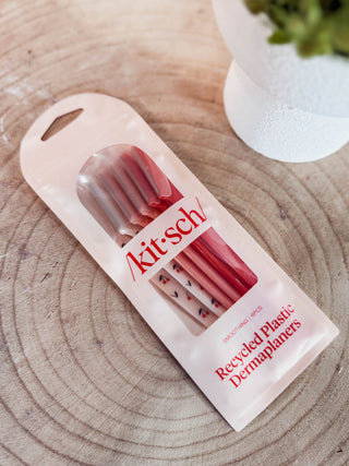 Recycled Plastic Dermaplaners 6pc Set-Assorted Cherry Blossom