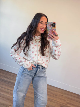 Grace Floral Cardigan