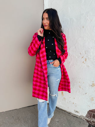 Lyla Houndstooth Jacket