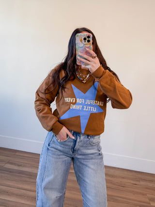 Grateful For Every Little Thing Crewneck