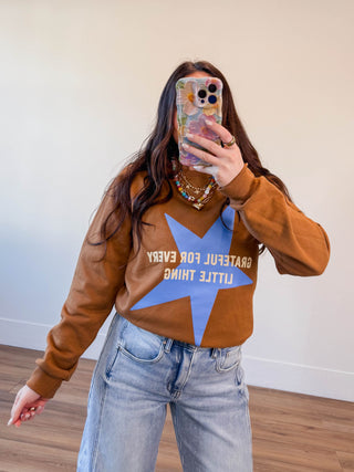 Grateful For Every Little Thing Crewneck