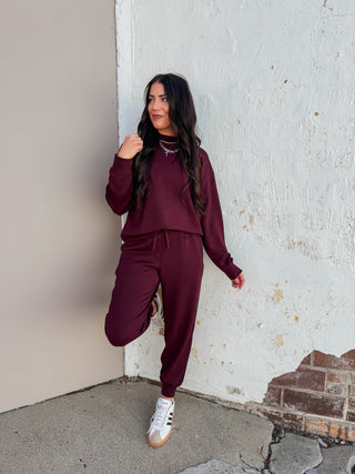 Logan Joggers-Plum