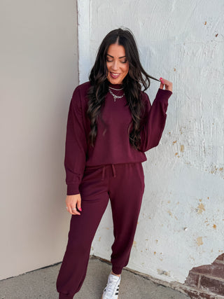 Logan Pullover-Plum