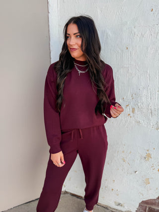 Logan Pullover-Plum