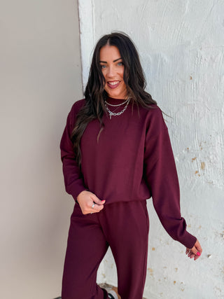 Logan Pullover-Plum