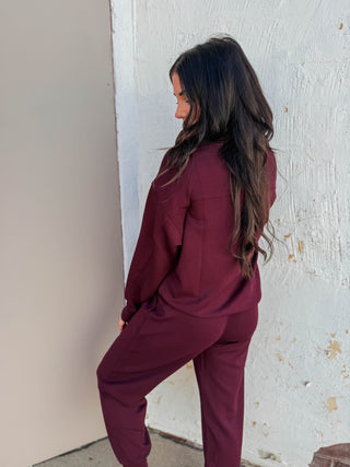 Logan Pullover-Plum