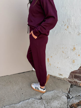 Logan Joggers-Plum