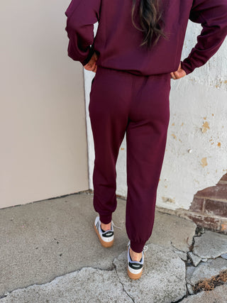 Logan Joggers-Plum