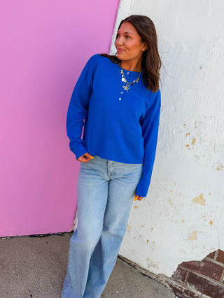 Erica Henley Sweater-Coastal