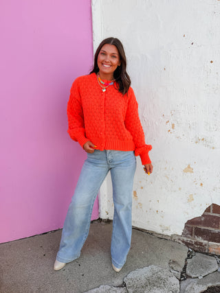 Addie Cardigan-Sunset