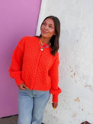 Addie Cardigan-Sunset