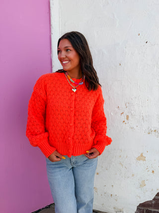 Addie Cardigan-Sunset