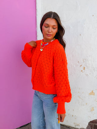Addie Cardigan-Sunset