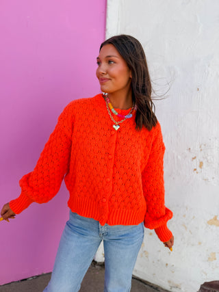 Addie Cardigan-Sunset