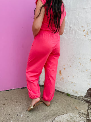 Comfort Club Set-Flamingo Pink