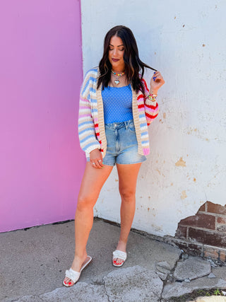 Hattie Striped Cardigan