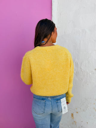 Makayla Sweater-Lemon