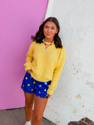 Makayla Sweater-Lemon