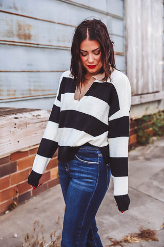 Masyn Striped Sweater