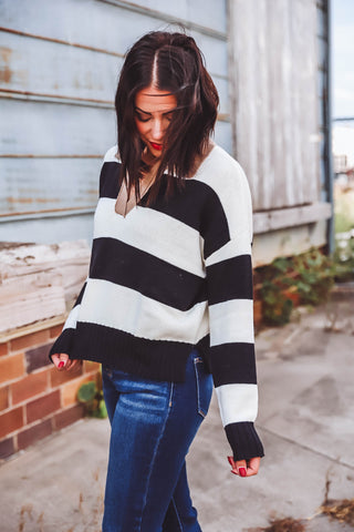 Masyn Striped Sweater