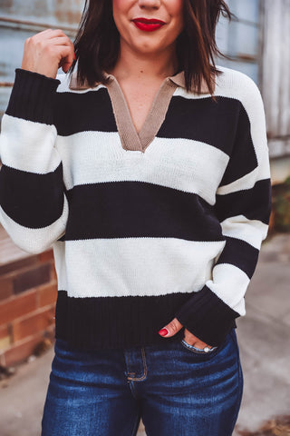 Masyn Striped Sweater