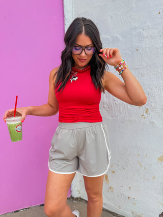 On The Move Tank-Red