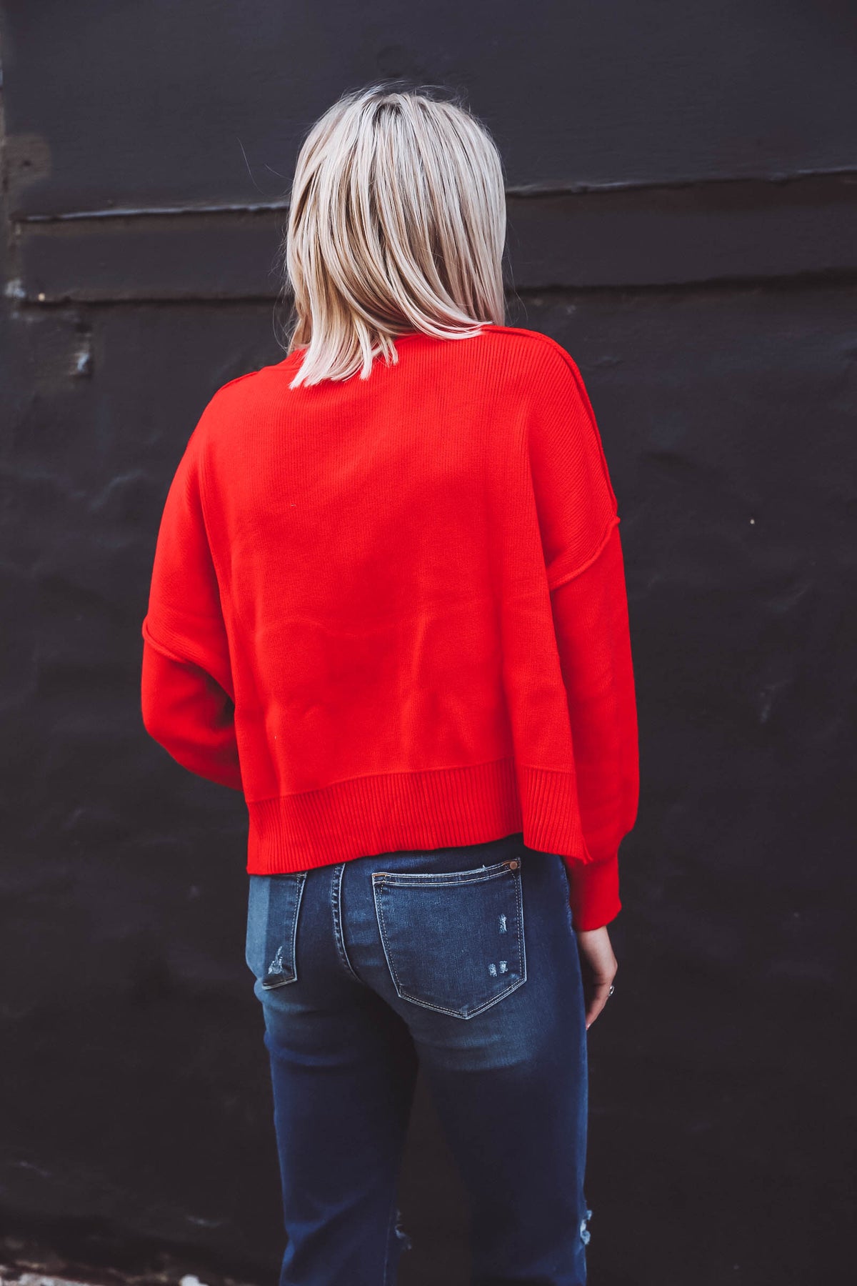 Charlie Sweater-Red