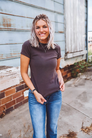 Holli Top-Charcoal