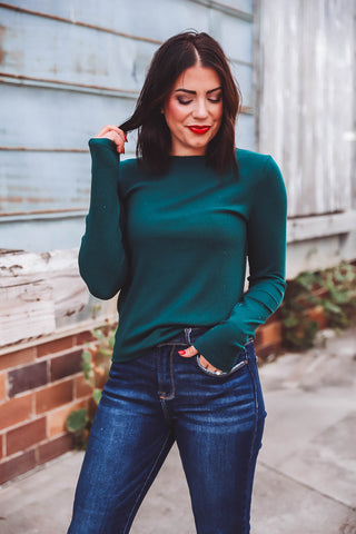 Jess Top-Evergreen-Thread & Supply