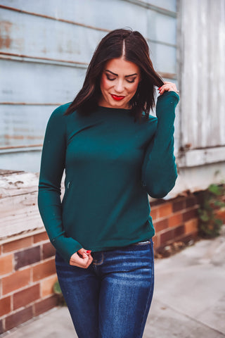 Jess Top-Evergreen-Thread & Supply