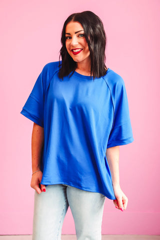 Cami Tee-Royal Blue