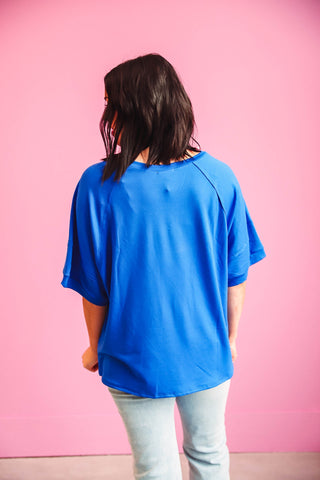 Cami Tee-Royal Blue