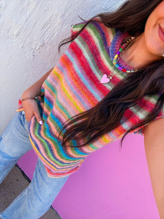Chasing Rainbows Sweater Vest