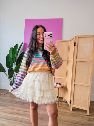 Willa Lace Mini Skirt