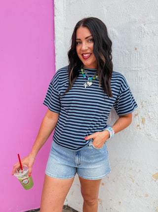 Claire Striped Tee
