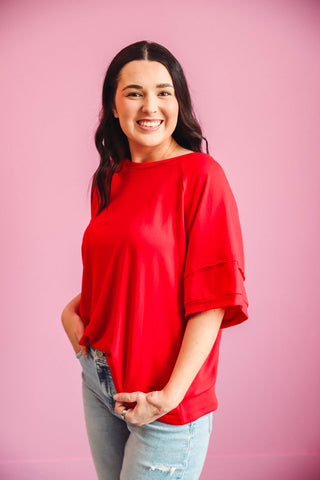 Cami Tee-Red